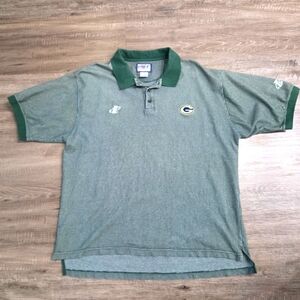 Vintage NFL ProLine Starter Men's Polo Green Bay Packers, Size XXL, Color Green